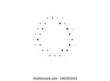 Light Purple, Pink vector cover in polygonal style. Modern abstract illustration with colorful rectangles. Pattern can be used for websites.