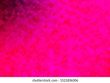 Light Purple, Pink vector cover in polygonal style. Abstract gradient illustration with rectangles. Smart design for your business advert.