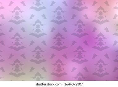 Light Purple, Pink vector cover with small and big stars. Modern geometrical abstract illustration with stars. Smart design for your business advert.