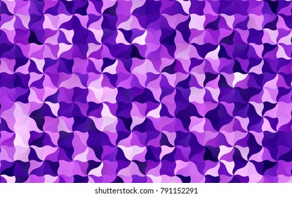 Light Purple, Pink vector crooked abstract template. Brand-new colored illustration in blurry style with gradient. Brand-new design for your business.