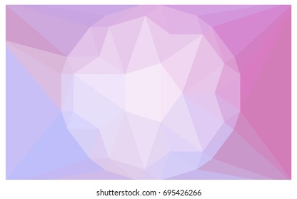 Light Purple, Pink vector diamond Pattern. Geometric Gemstone sample. Repeating template with a gem in center. Jewelry gems texture for your design. Pattern can be used for background.