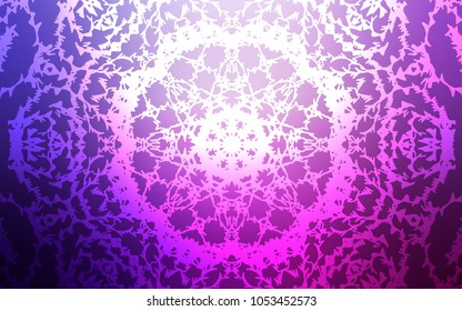Light Purple, Pink vector doodle blurred template. Creative illustration in blurred style with doodles made by child. Brand-new style for your business design.