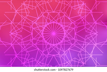 Light Purple, Pink vector doodle bright background. Doodles created by child on blurred abstract background with gradient. The textured pattern can be used for website.