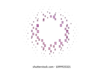 Light Purple, Pink vector geometric simple minimalistic background, which consist of triangles on white background. Triangular pattern with gradient for your business design. 