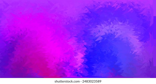 Light purple, pink vector geometric polygonal wallpaper. Decorative colorful illustration with abstract triangles. Your design for applications.