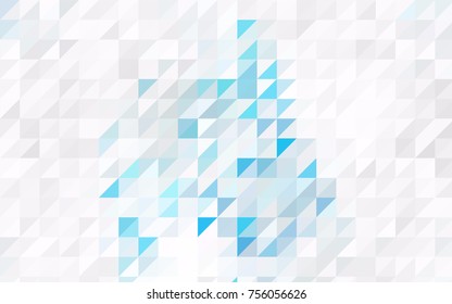 Light Purple, Pink vector geometric simple minimalistic background, which consist of triangles on white background. Triangular pattern with gradient for your business design. 