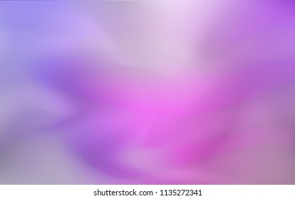 Light Purple, Pink vector glossy abstract backdrop. An elegant bright illustration with gradient. A completely new design for your business.