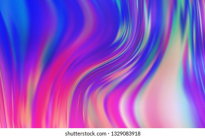 Light Purple, Pink vector glossy abstract layout. Creative illustration in halftone style with gradient. The best blurred design for your business.