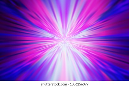 Light Purple, Pink vector glossy abstract backdrop. Colorful abstract illustration with gradient. New style design for your brand book.