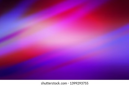 Light Purple, Pink vector glossy abstract backdrop. Creative illustration in halftone style with gradient. Background for designs.