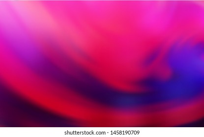 Light Purple, Pink vector glossy abstract backdrop. Glitter abstract illustration with gradient design. Background for designs.
