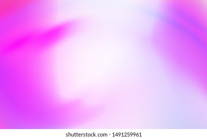 Light Purple, Pink vector glossy abstract background. An elegant bright illustration with gradient. New way of your design.