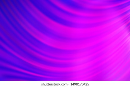 Light Purple, Pink vector glossy abstract layout. A completely new colored illustration in blur style. Elegant background for a brand book.