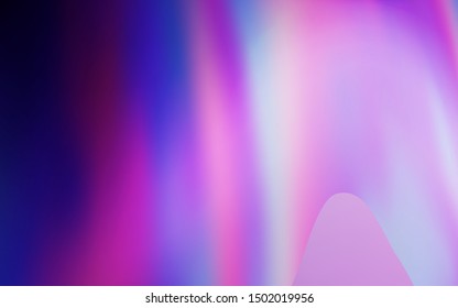 Light Purple, Pink vector glossy abstract backdrop. Abstract colorful illustration with gradient. Smart design for your work.