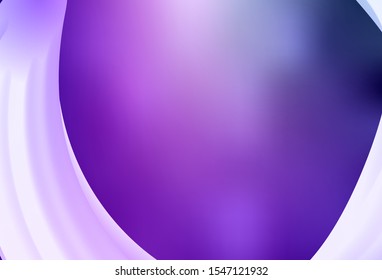 Light Purple, Pink vector glossy abstract layout. A completely new colored illustration in blur style. Elegant background for a brand book.