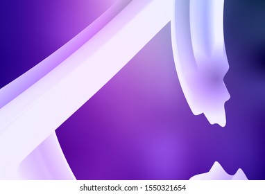 Light Purple, Pink vector glossy abstract background. Shining colorful illustration in smart style. The best blurred design for your business.