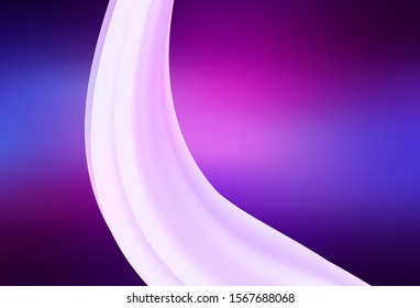 Light Purple, Pink vector glossy abstract backdrop. Colorful illustration in abstract style with gradient. The best blurred design for your business.