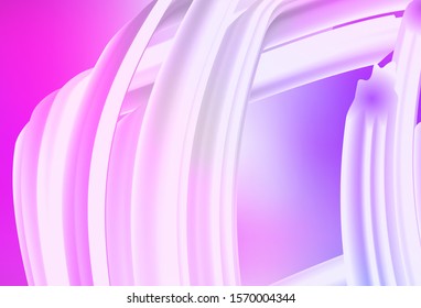Light Purple, Pink vector glossy abstract background. Colorful illustration in abstract style with gradient. Background for designs.