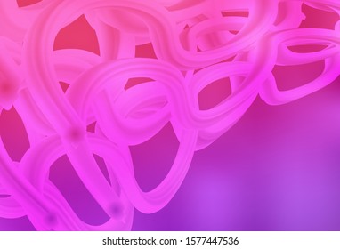 Light Purple, Pink vector glossy abstract background. Colorful illustration in abstract style with gradient. New way of your design.