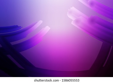 Light Purple, Pink vector glossy abstract background. Abstract colorful illustration with gradient. Smart design for your work.