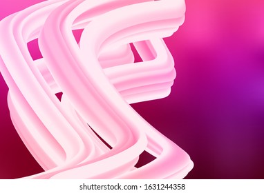 Light Purple, Pink vector glossy abstract background. Glitter abstract illustration with gradient design. Elegant background for a brand book.