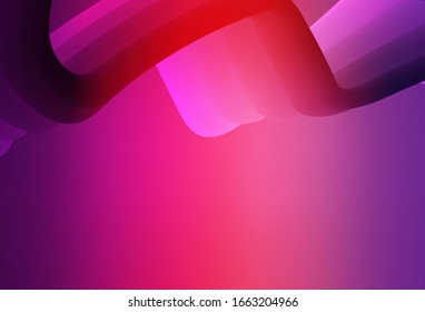 Light Purple, Pink vector glossy abstract backdrop. Shining colored illustration in smart style. The best blurred design for your business.