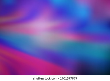 Light Purple, Pink vector glossy abstract background. A completely new colored illustration in blur style. New way of your design.