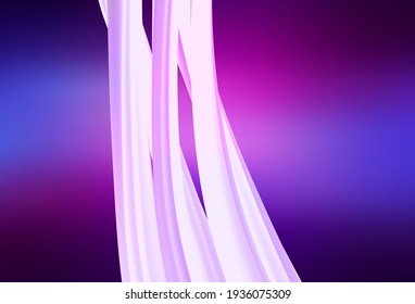 Light Purple, Pink vector glossy abstract layout. Creative illustration in halftone style with gradient. Smart design for your work.