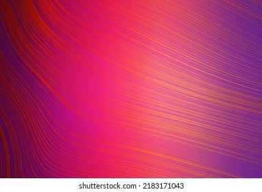Light Purple, Pink vector glossy abstract layout. Colorful abstract illustration with gradient. Completely new design for your business.