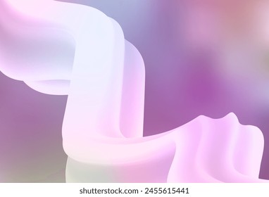 Light Purple, Pink vector glossy abstract background. Shining colorful illustration in smart style. Smart design for your work.