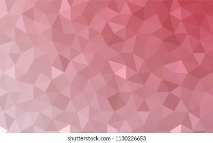 Light Purple, Pink vector gradient triangles template. Colorful illustration in polygonal style with gradient. Brand new style for your business design.