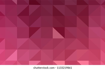 Light Purple, Pink vector gradient triangles texture. A completely new color illustration in a polygonal style. Template for cell phone's backgrounds.