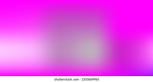 Light Purple, Pink vector gradient blur layout. Blurred abstract gradient illustration in simple style. Background for web designers.