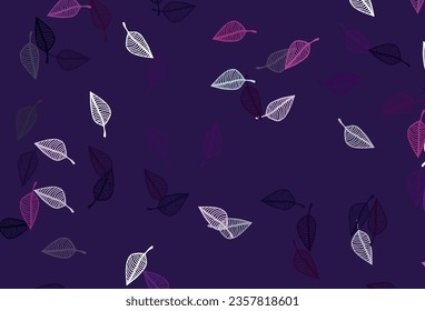 Púrpura claro, textura pectorial rosa pintada a mano. Ilustración abstracta geométrica moderna con hojas. El patrón texturizado para el sitio web.