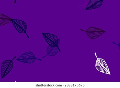 Hellviolette, rosafarbene, handgemalte Vorlage. Brand neue farbige Illustration im modernen Stil mit Blättern. Die Vorlage für den Hintergrund von Mobiltelefonen.