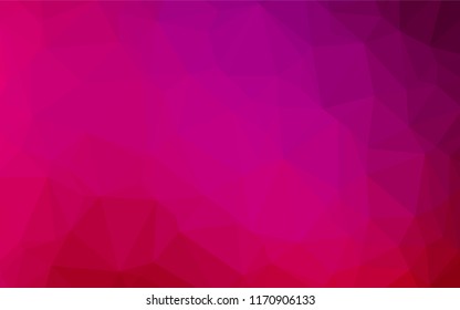 Light Purple, Pink vector hexagon mosaic texture. Brand new colored illustration in blurry style with gradient. The textured pattern can be used for background.