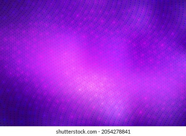 Púrpura claro, vector rosa Ilustración con un conjunto de círculos abstractos coloridos y brillantes. Burbujas borrosas sobre fondo abstracto con gradiente colorido. Diseño inteligente para anuncios comerciales.
