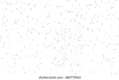 Light Purple, Pink vector illustration which consist of circles. Dotted gradient design for your business. Creative geometric background in halftone style with colored spots.