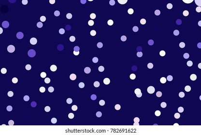 Light Purple, Pink vector illustration which consist of circles. Dotted gradient design for your business. Creative geometric background in halftone style with colored spots.