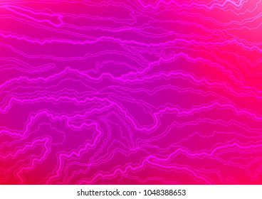 Light Purple, Pink vector indian curved pattern. Brand-new colored illustration in blurry style with doodles. The doodle design can be used for your web site.