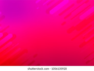 Light Purple, Pink vector indian curved pattern. Modern geometrical abstract illustration with doodles. Brand-new design for your business.