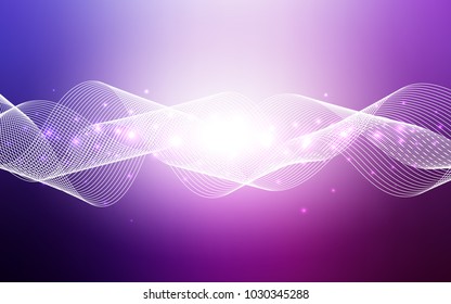 Light Purple, Pink vector layout with festival confetti. Confetti on blurred abstract background with colorful gradient. The template can be used as a background for postcards.