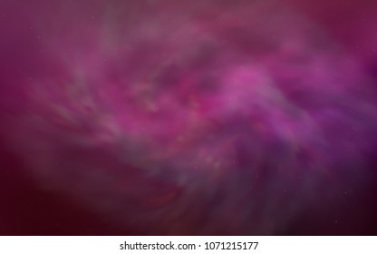 Light Purple, Pink vector layout with cosmic stars. Shining illustration with sky stars on abstract template. Pattern for astronomy websites.
