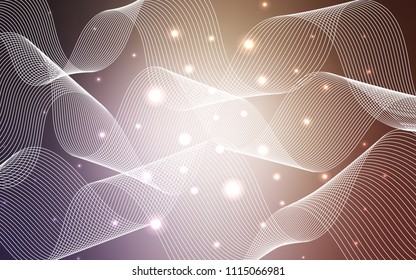 Light Purple, Pink vector layout with festival confetti. Glitter abstract illustration with colorful confetti, ribbons. The pattern can be used for carnival, festival leaflets.