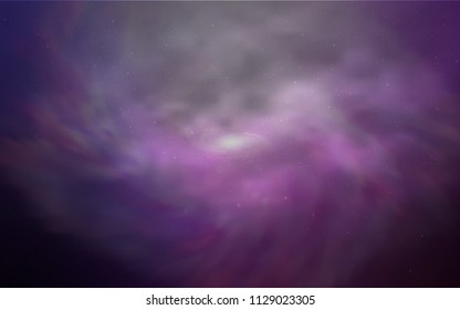 Light Purple, Pink vector layout with cosmic stars. Modern abstract illustration with Big Dipper stars. Best design for your ad, poster, banner.