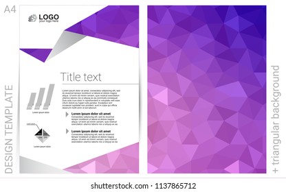 Light Purple, Pink vector  layout for Leaflets. Blurred decorative design in abstract style with textbox. Completely new template for your brand book.