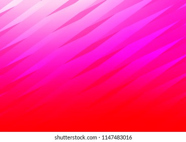 Light Purple, Pink vector layout with flat lines. Decorative shining illustration with lines on abstract template. Best design for your ad, poster, banner.