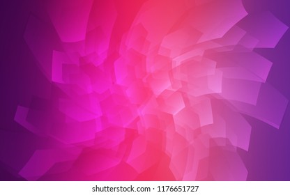 Light Purple, Pink vector layout with hexagonal shapes. White background with colorful hexagons. Beautiful design for your business advert.