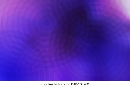 Light Purple, Pink vector layout with circle shapes. Illustration with set of shining colorful abstract circles. Pattern can be used for futuristic ad, booklets.