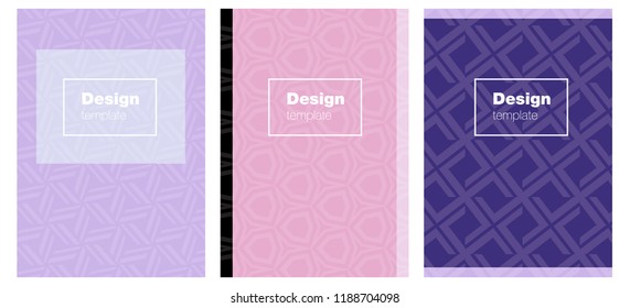 Light Purple, Pink vector layout for Leaflets. Booklet with textbox on colorful abstract background. Pattern for leaflets, booklets.